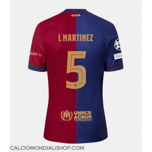 Maglie da calcio Barcelona Inigo Martinez #5 Prima Maglia 2024-25 Manica Corta